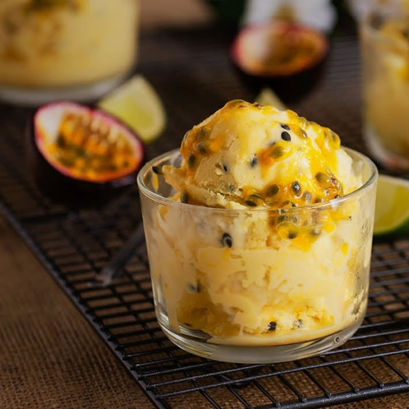 Passion Fruit Ice Cream
